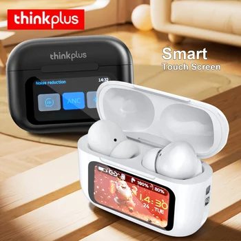 Thinkplus Drahtlose Bluetooth Kopfhörer ANC Noise Reduction Ohrhörer HD Mic Call Gamer Headsets LED Touch