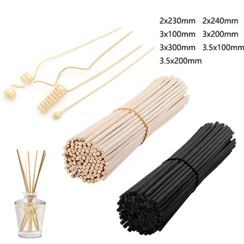 2-3,5 mm Reed-Diffusor-Ersatzstab zum Selbermachen, handgefertigt, Heimdekoration, extra dickes Rattan