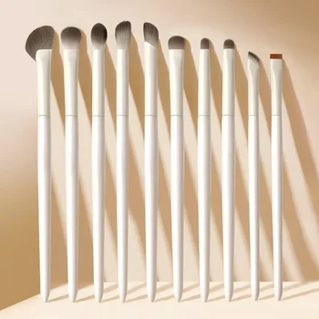 Natürliche Augen Make-Up Pinsel Set Detail Lidschatten Pinsel Make-Up Pinsel Weiß Ultra Weichen lidschatten
