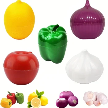 Lebensmittelbox, Kunststoff, versiegelt, kreativer Organizer, Schärfer, Gemüsebehälter, Zwiebel, Knoblauch