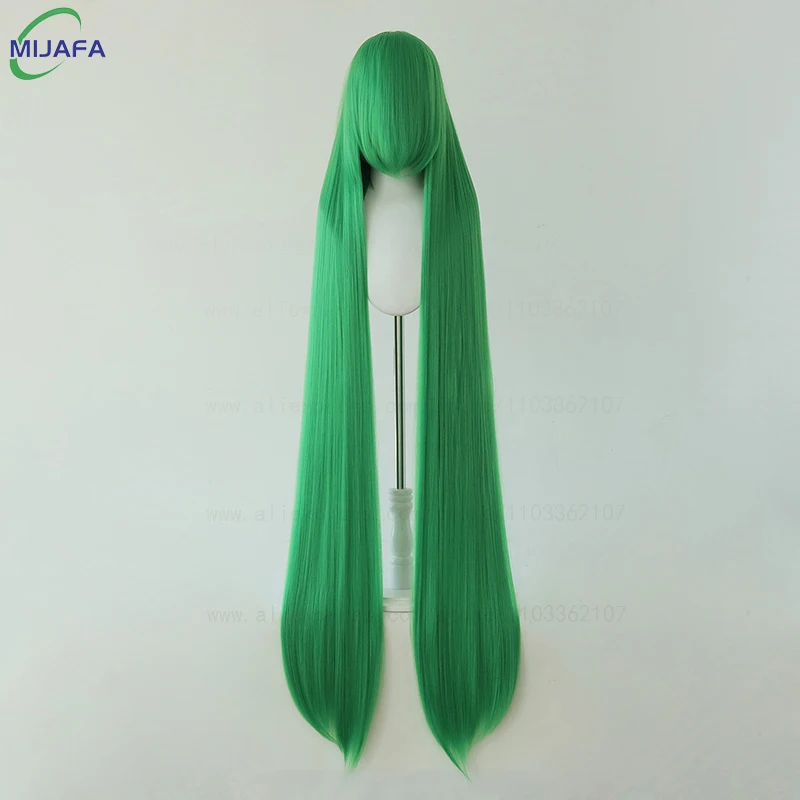 700 g hochwertige 59" 150 cm lange gerade Cosplay-Perücke mit – Bild 3