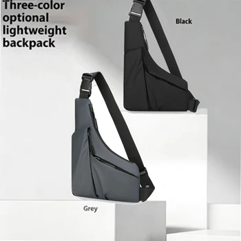 Vielseitige, lässige Brusttasche für Herren, mehrfarbige Option, Umhängetasche für den täglichen Pendelverkehr