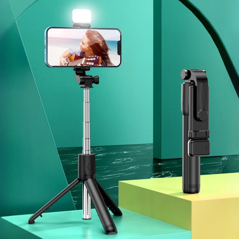 All-in-One erweiterbares tragbares IPhone-Stativ Selfie Stick
