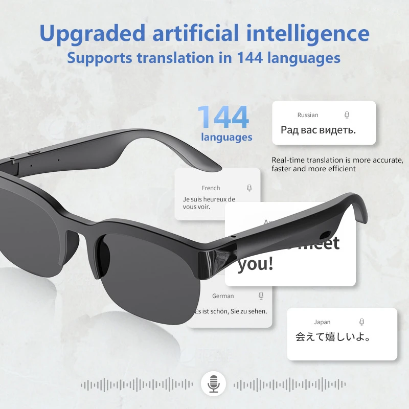 KI-Smart-Brille mit 8MP HD-Kamera, 8K-Aufnahme – Bild 2