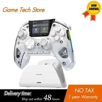 Kabelloser Gaming-Controller mit Hall-Effekt-Sticks und Ladestation