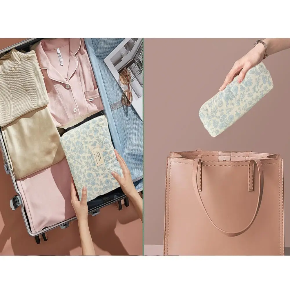 1 stücke Nette Gesteppte Baumwolle Make-Up Tasche Frauen – Bild 5