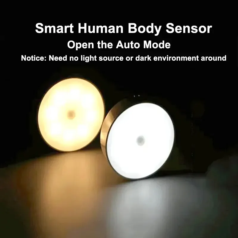 LED Smart Menschlichen Körper Sensor Nacht Lichter Notfall – Bild 3