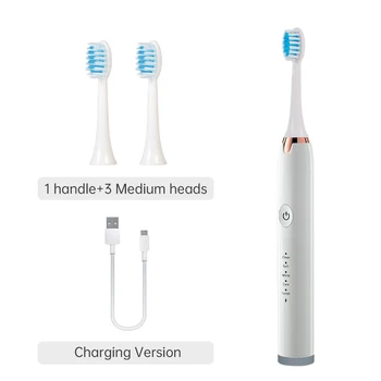 Tongwode Oral Cleaning Elektrische Zahnbürsten Langlebige intelligente kabellose wiederaufladbare automatische