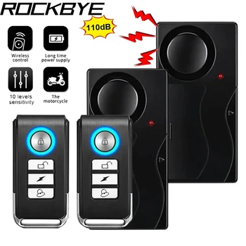 Rockbye Wireless Vibration Alarm 110 dB Diebstahls icherung Fahrrad Motorrad Alarm mit Fernbedienung Fahrrad