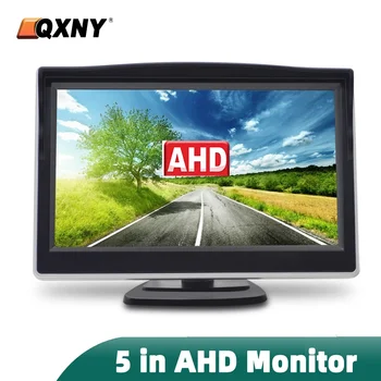 5-Zoll-Bildschirm AHD/CVBS IPS-Automonitor LCD-Display für Fahrzeug 1080P/720P Backup-Reverse-Kamera CCTV Home