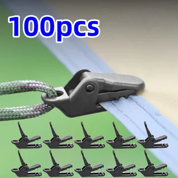 Robuste Zeltclips Outdoor-Planenclips Windbeständige Camping-Zelthaken Krokodilklemmen für Outdoor-Camping