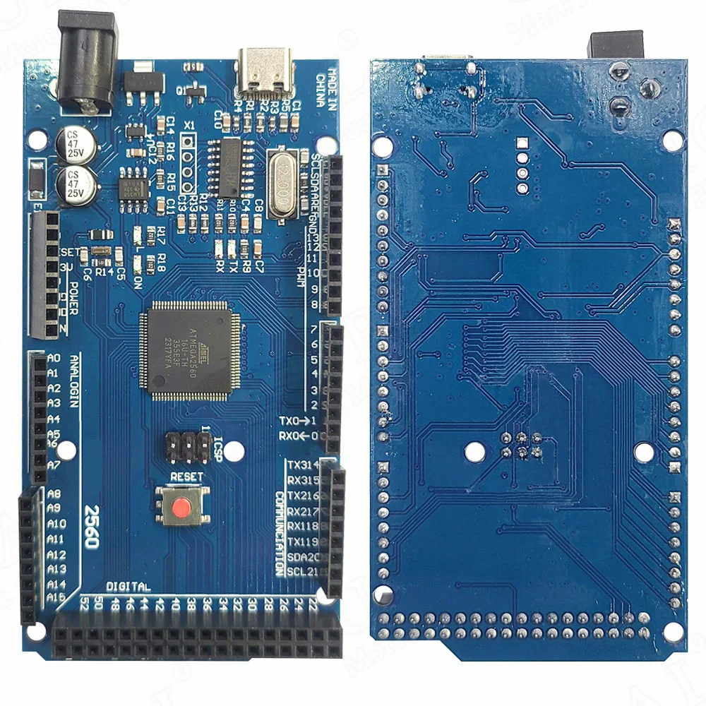 Mega 2560 R3 Board, ATmega2560-16AU, CH340G, USB-C – Bild 2