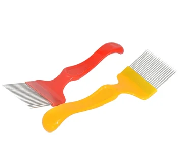 Imkerei werkzeuge 18 Pin Bienenhonig gabeln gerade Nadeln Uncapping Gabeln Griff Edelstahl Honig spärlichen