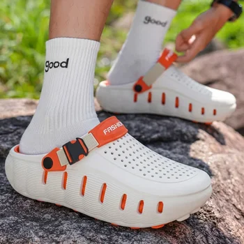 Outdoor Rutschfeste Strand-Sportsandalen für Damen 2026 Sommer Weiche Dicksohlige Clogs Bequeme Geschlossene