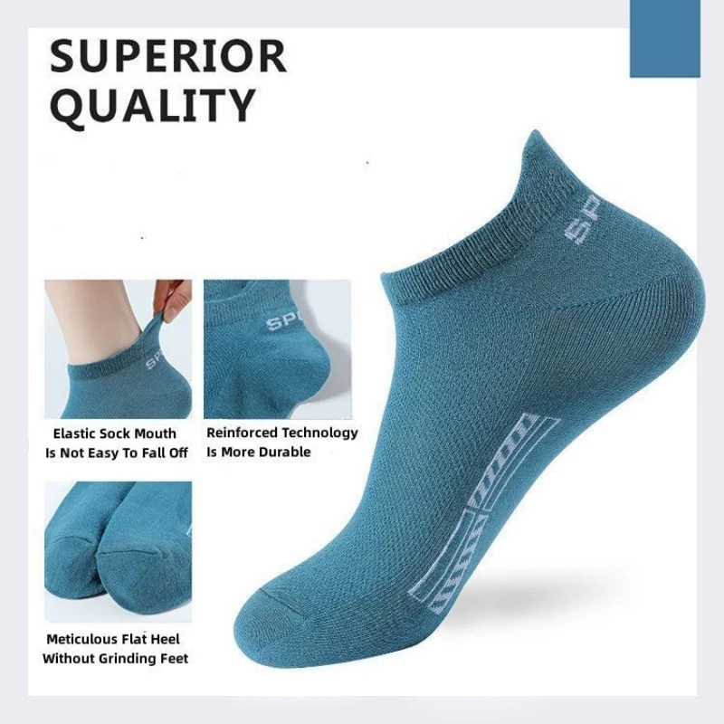 5Pairs Hohe Qualität Männer Ankle Socken Atmungsaktive – Bild 4