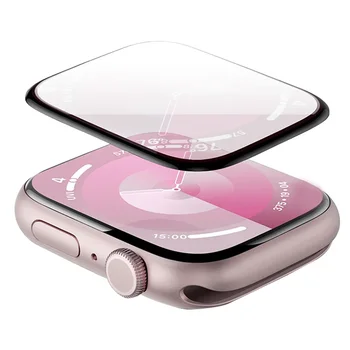 Displayschutzfolie für Apple Watch Serie 9-8-7-6 5 4 Se Ultra-2 49 mm 41 mm 45 mm 40 mm 44 mm 3D