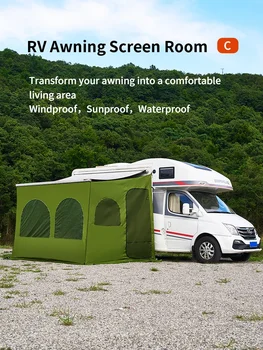 Wohnwagen-Markisenzelt, Wohnmobil-Bildschirm, Zimmer, Familienzimmer, Wohnmobil, Sichtschutz, Sonnenschutz