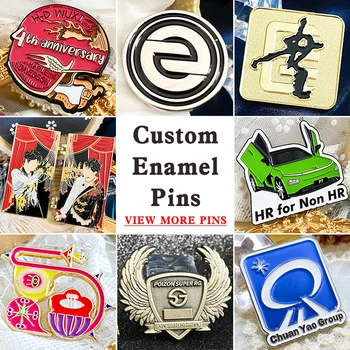 [Minimum 10 stücke] Custom Enamel Pin benutzer definierte Emaille Pin Revers Absolvent DIY Brosche Münze Anime