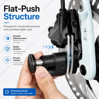 2-in-1 Fahrrad-Bremskolben-Press- und Rückstellwerkzeug für 2/4-Kolben-Hydraulikscheibenbremsen MTB Rennrad