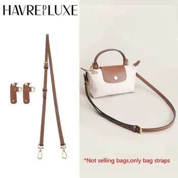 Leder Ersatz Umhängetasche Riemen für Longchamp Mini Tasche Schultergurt ohne Stanzen Modifikation Tasche