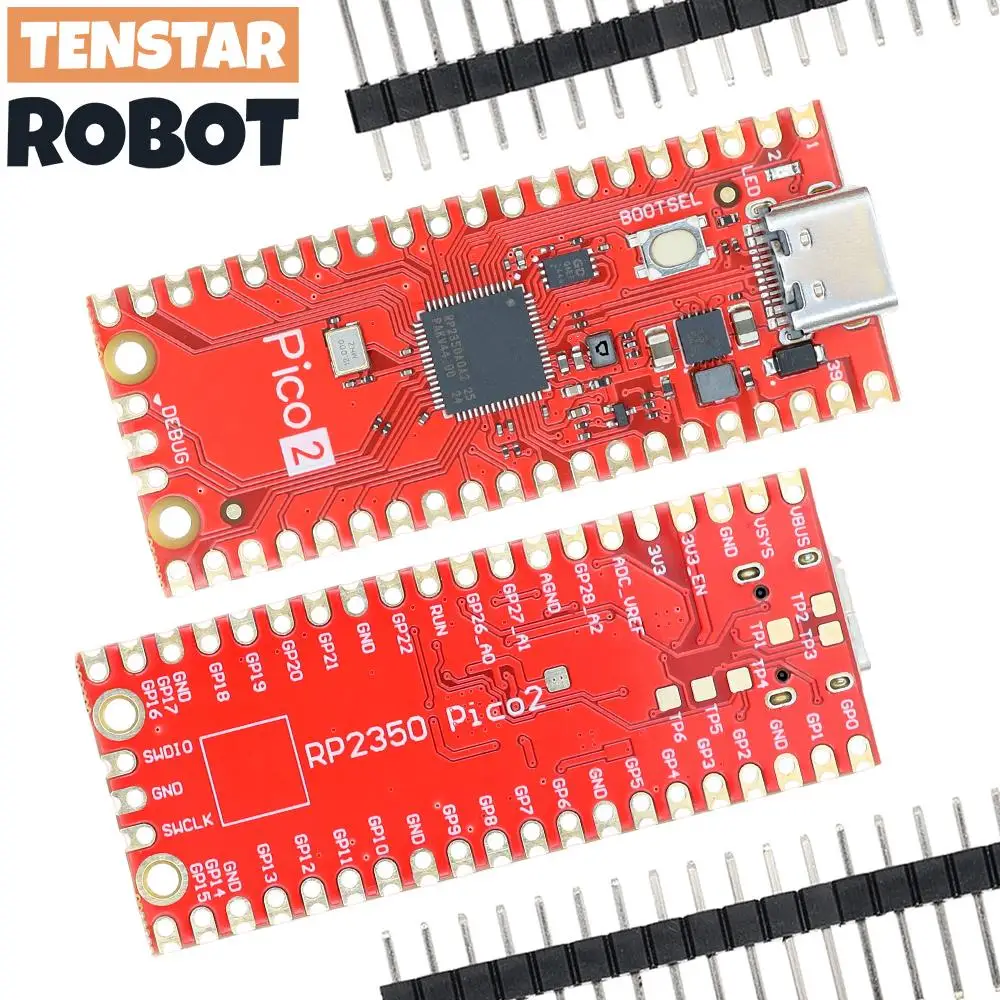 TENSTAR RP2350 Red Board PICO2 Entwicklungsboard TYPE-C USB – Bild 4