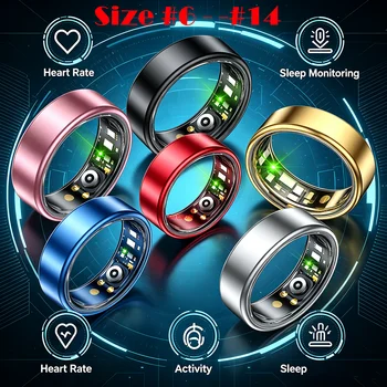 2026 Smart Ring Neue Technologie Gratisgeschenke Paarring für Frauen Männer Wasserdichte Sportringe