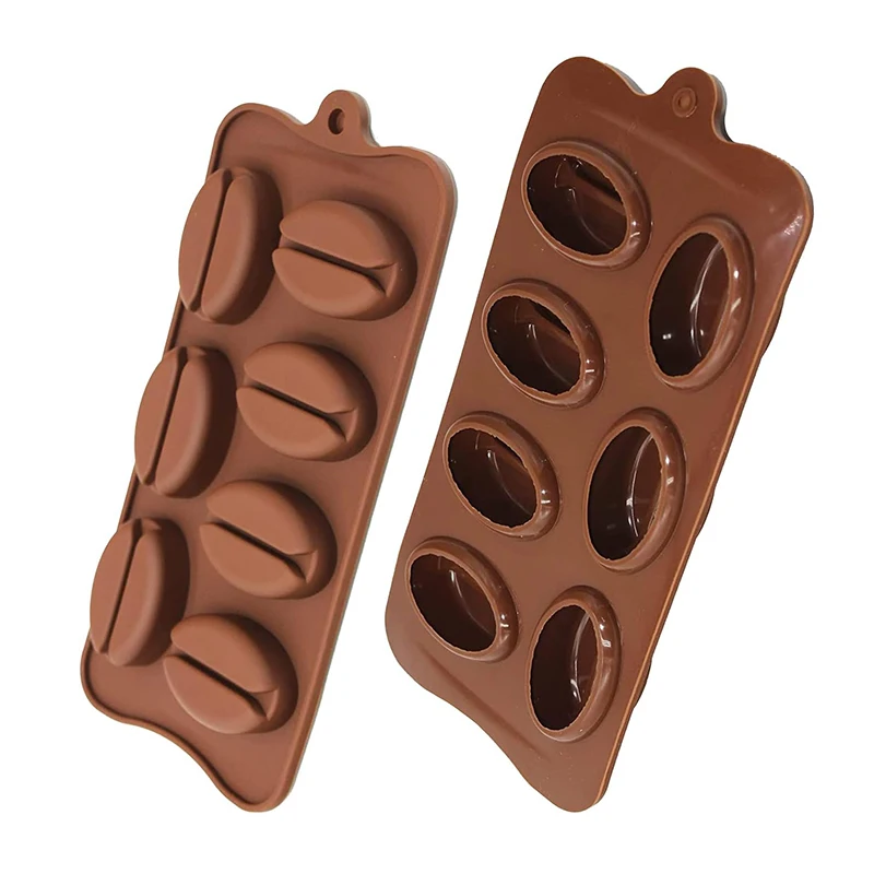 3D Kaffeebohnen Schokolade Form Süßigkeiten Gummibärchen – Bild 6