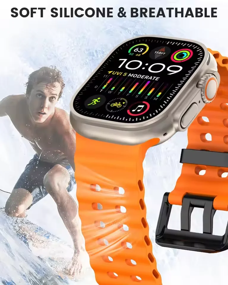 Ocean Strap für Apple Watch Band Ultra 3/2 49 mm Serie 11 10 – Bild 3