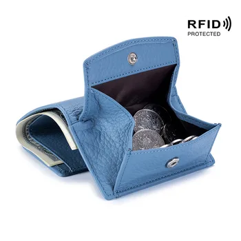 Frauen Aus Echtem Leder Geldbörsen Weibliche Kleine Rindsleder Brieftaschen Dame Münze Tasche Karte Halter