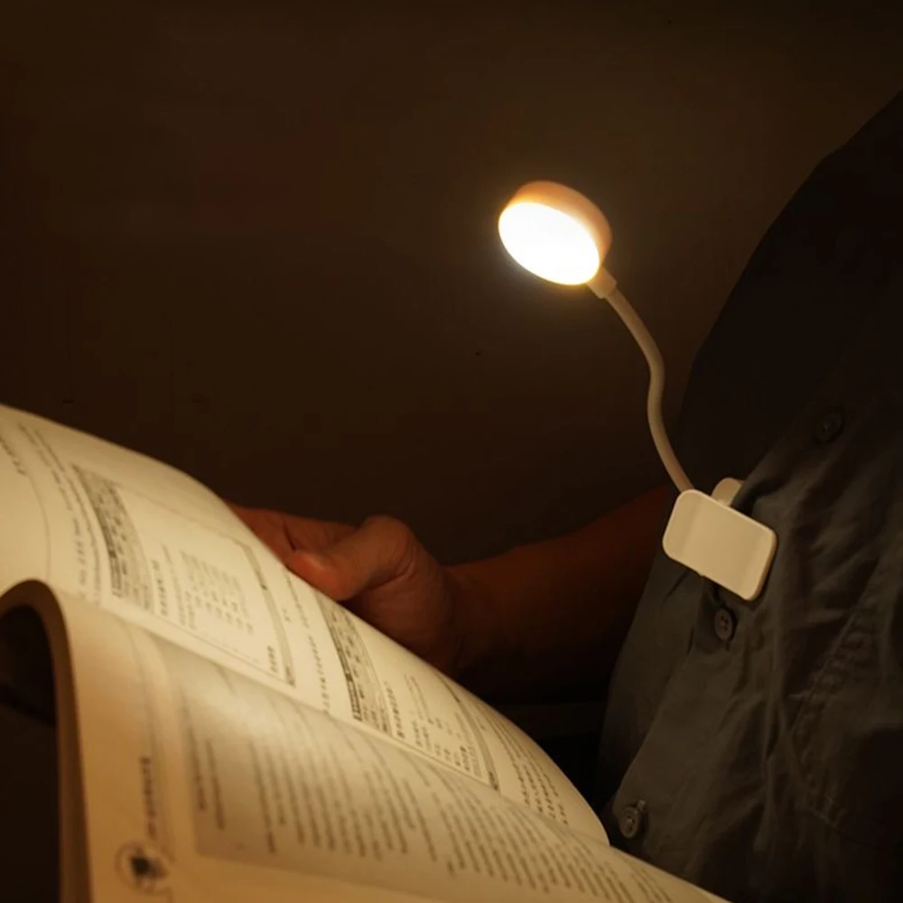 Runtowo LED-Leseleuchte zum Aufstecken, tragbare Leselampe – Bild 2