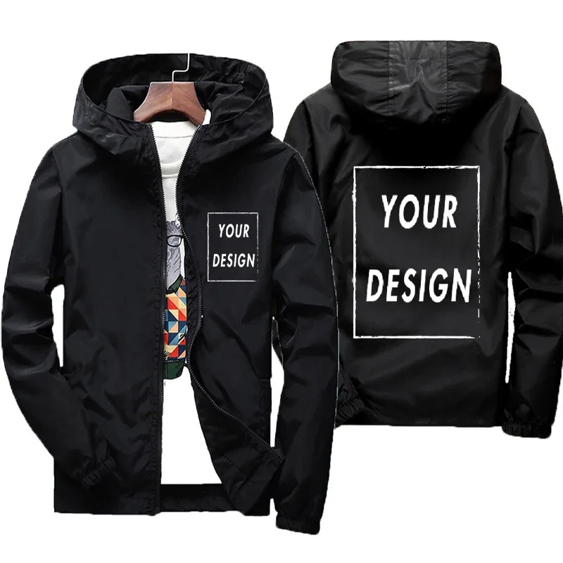 Benutzerdefinierte Marke Logo Herbst Jacke Männer