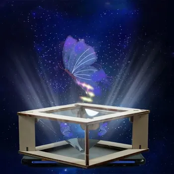 DIY 3D-Holographie-Projektor-Set für Kinder, wissenschaftliche Produktion, handgefertigtes Puzzle
