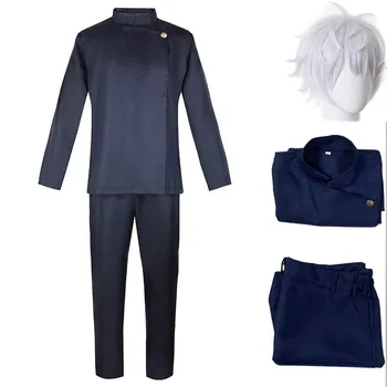 Gojo Satoru Cosplay Kostüm Hohe Schuluniform Anzug Halloween Kostüm Männer Erwachsene Gojo Satoru Komplettes