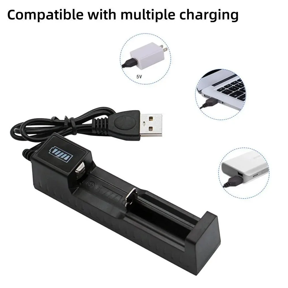 1/2/4 Steckplätze Dual 18650 Lithium-Batterieladegerät für – Bild 4