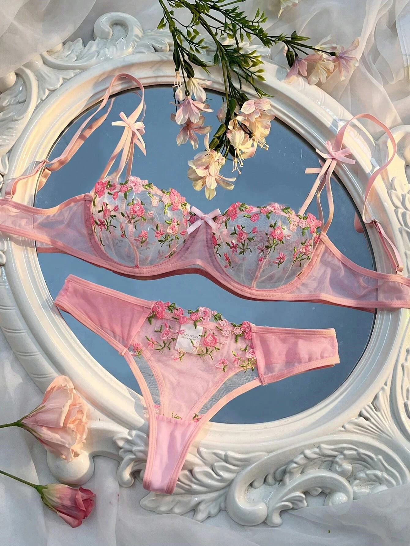 Sexy Dessous Frauen Dünne Transparente Spitze Durchsichtig