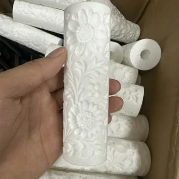 Viktorianischer Gänseblümchen-Ranken-Tonroller, strukturiert, für Keramik, Polymer, Basteln, Blumenmuster