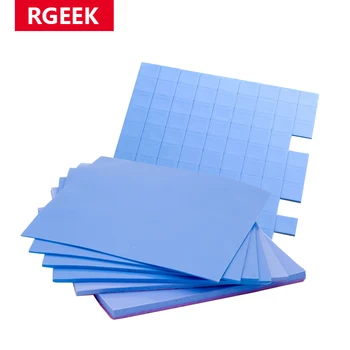 RGEEK 6W/M.K GPU CPU Kühlkörper 100mm * 100mm Kühlung Leitfähiges Silikon Pad Kühlkörper Thermal Pad