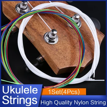 Ukulele-Saiten Nylon Hawaii Vier Saiten Gitarre Ukulele 1. bis 4. Saiten 4 Teile/satz Stonego