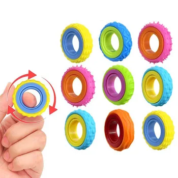 Zappeln Ringe Sensorischen Spielzeug Spinner für Kinder Angst Autismus ADHS Stress Relief finger Spinner