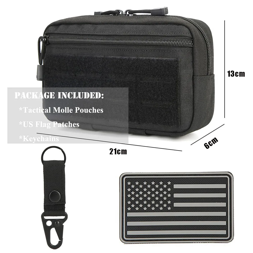 EDC Molle Taktische Tasche Hüfttasche Kompakte Utility-Beutel – Bild 2