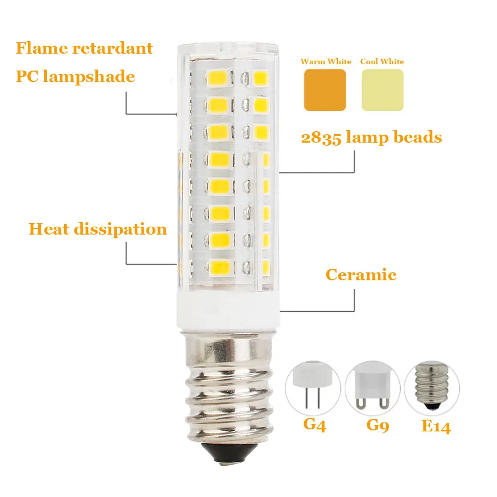 E14 LED-Glühbirne 7 W 9 W 12 W 15 W 18 W, 220 V-240 V, helles – Bild 4
