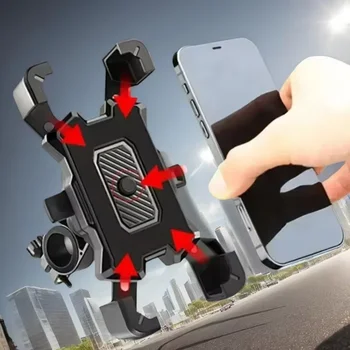 360 ° Drehbarer elektrischer Fahrrad-Telefonhalter für Smartphone, Reiten, MTB, Fahrrad, Moto, Motorrad