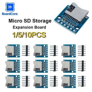 Micro-SD-Kartenmodul, TF-Kartenleser, Datenspeicherung, 3,3 V, Regler, Pegelumwandlung mit Pins für Arduino