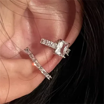 Ohr Manschette Keine Piercings Kristall Ohrring Nette Zirkon Gefälschte Knorpel Clip Ohrringe für Frauen Mode