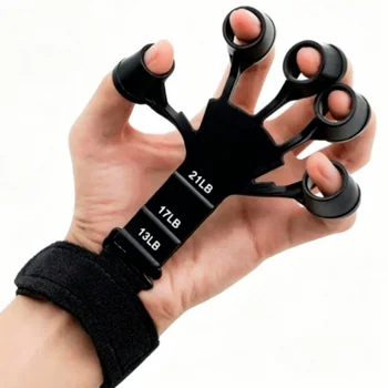 Hand-Finger-Flexibilitätstrainingsgerät Tragbarer Fünf-Zehen-Handgelenkstrainer für Tägliches Krafttraining