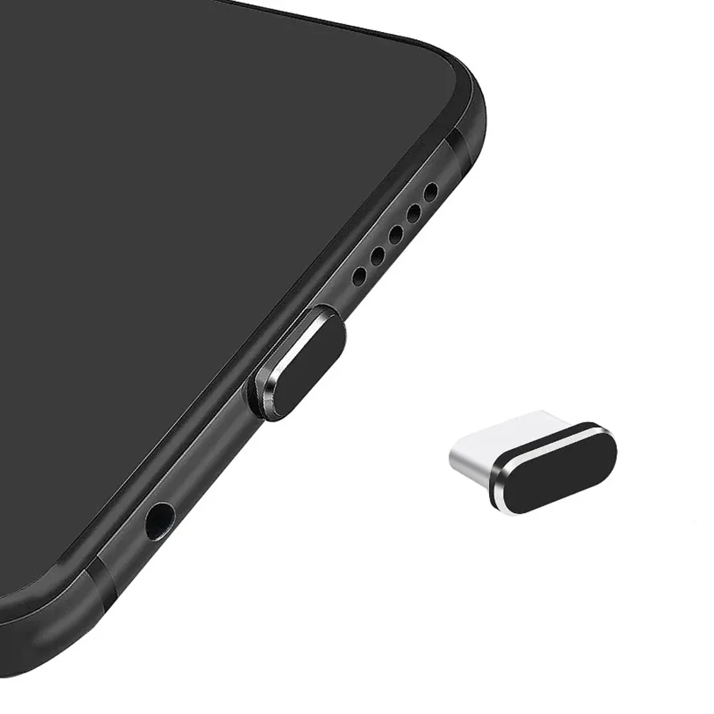 USB-C Staubschutz-Stöpsel mit Reinigungspinsel, 4 Stück – Bild 2