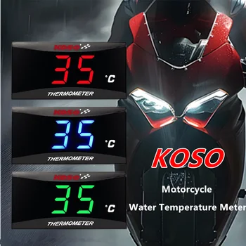 Motorrad KOSO Wasser Temperatur Gauge Mini Meter Moto Universal Thermometer Für XMAX 300 CB400 MT 07 09 Sensor