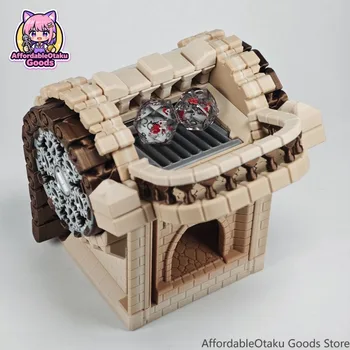 Automatischer Würfelturm, 3D-gedruckter Würfelroller mit Schlosszahnrad und Würfelablage für DND RPG
