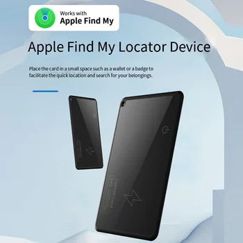 Brieftasche Tracker Karte Drahtlose Lade Tracking Standort GPS Locator Smart Tag Für Iphone Apple Gerät Finden