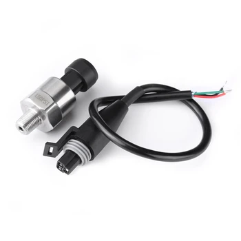 Tragbarer Manometer-Wandler, 1/8 NPT-Gewinde, Edelstahl, Druckwandler, Sender-Sensor für Öl, Kraftstoff, Luft